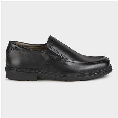 Federico Boys Slip On Shoe Black Sizes 35-39