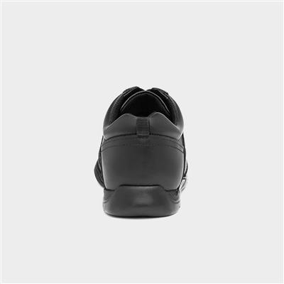 Harvey Kids Black Leather Shoe