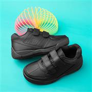 Trux Boys Black Easy Fasten Shoe (Click For Details)