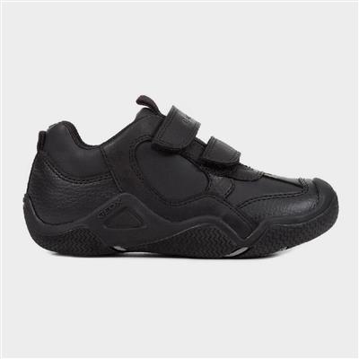 J Wader A Kids Black Shoe Sizes 27-31