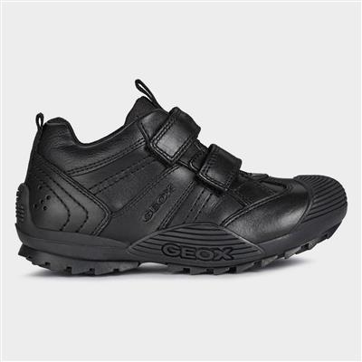 J Savage A Boys Black Shoe Sizes 27-31