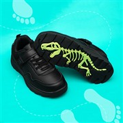 Walkright Deano Boys Black Easy Fasten School Shoe (Click For Details)