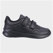 Hush Puppies Marling Sr Boys Black Shoe Sizes 3-6 (Click For Details)