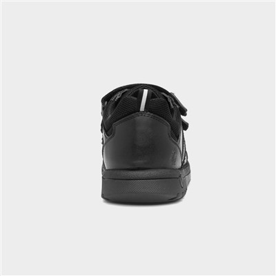 Baltimore Boys Black Leather Shoes