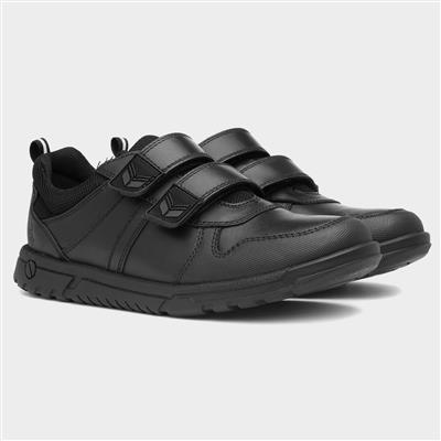 Baltimore Boys Black Leather Shoe
