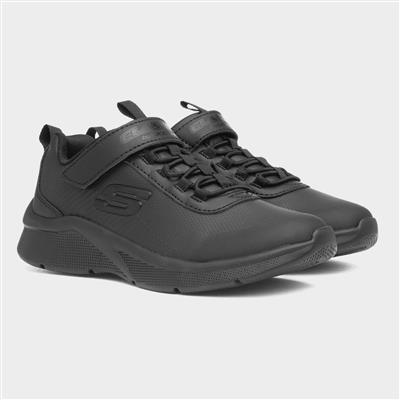 Microspec Classroom Kids Black Trainer