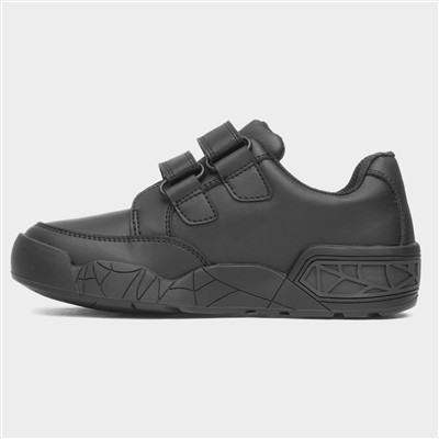 Boys Black School Shoe