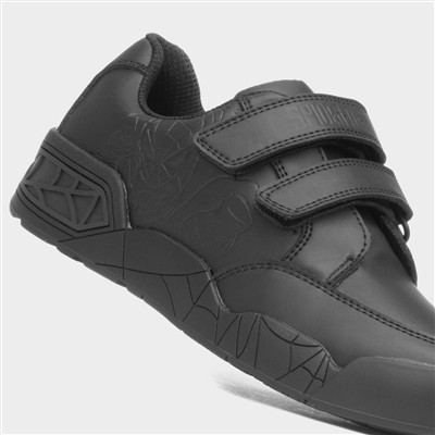 Boys Black School Shoe