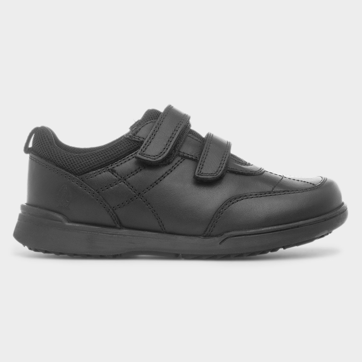 Lennon Boys Black Leather School Shoe