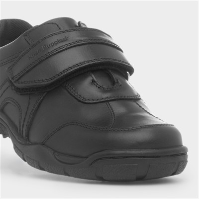 Arlo Boys Black Leather School Shoe