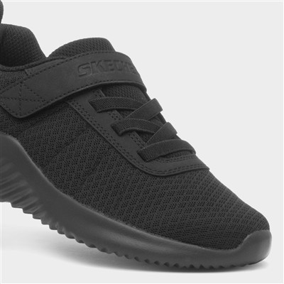 Bounder Baronik Kids Black Trainer