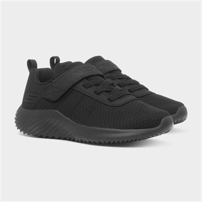 Bounder Baronik Kids Black Trainer