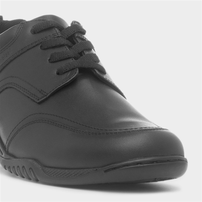 Harvey Boys Black Lace Up Shoe