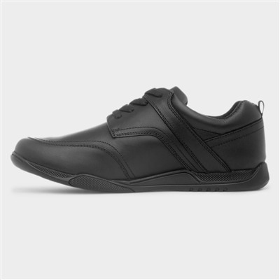 Harvey Boys Black Lace Up Shoe