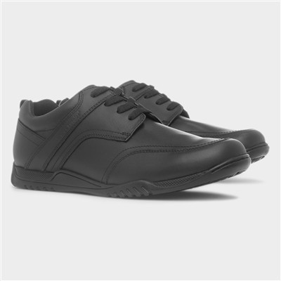 Harvey Boys Black Lace Up Shoe