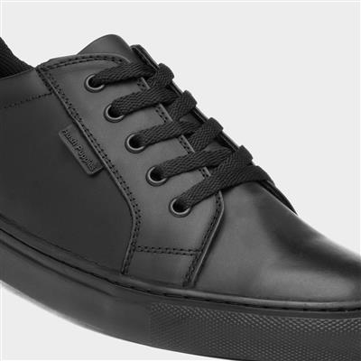 Sam Boys Black Leather Shoe