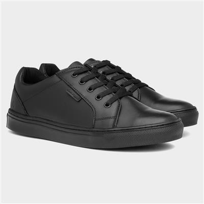 Sam Boys Black Leather Shoe