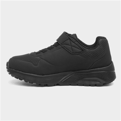 Uno Lite Vendox Kids Black Shoe