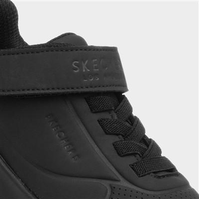 Uno Lite Vendox Kids Black Shoe