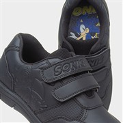 Sonic The Hedgehog Speed Boys Black School Shoe (Click For Details)