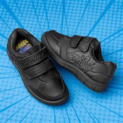 Sonic The Hedgehog Speedy Boys Black School Shoe (Click For Details)