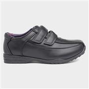 US Brass Boys Easy Fasten School Shoe (Click For Details)