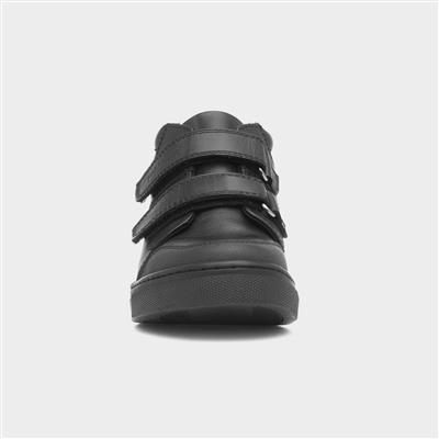 Seth Jnr Boys Black Shoe Sizes 10-2