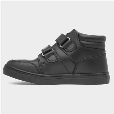 Seth Jnr Boys Black Shoe Sizes 10-2