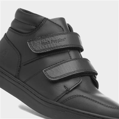 Seth Jnr Boys Black Shoe Sizes 10-2