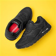 Osaga Ronnie Kids Black Easy Fasten Trainer (Click For Details)