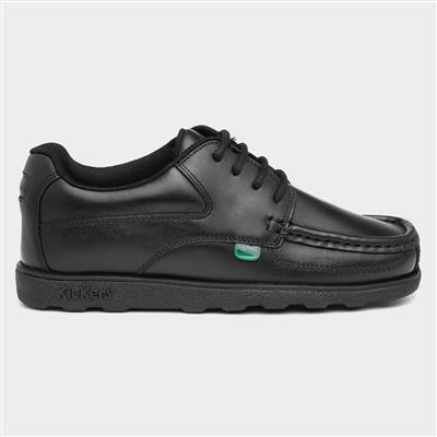 Fragma Sr Boys Lace Up Leather Shoe