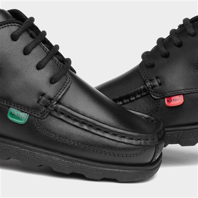 Fragma Sr Boys Lace Up Leather Shoe