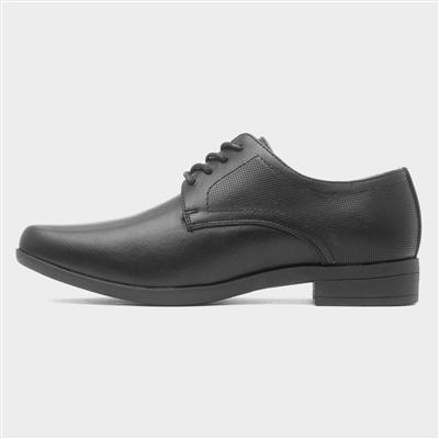 Boys Black Lace Up Shoe