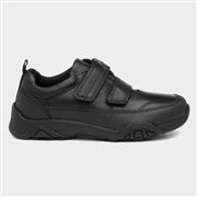 Red Tape Bray Black Easy Fasten Leather Shoe (Click For Details)