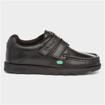 Fragma Boys Leather Black Shoe