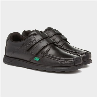 Fragma Boys Leather Black Shoe