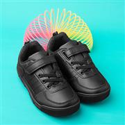 Trux Leo Boys Easy Fasten Black Shoe (Click For Details)
