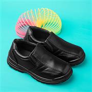 Trux Boys Black Slip On School Shoe (Click For Details)
