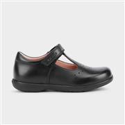 Geox Naimara Girls Black Leather T-Bar Sizes 32-35 (Click For Details)