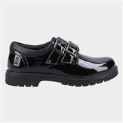 Hush Puppies Sunny Sr Kids Black Shoe Sizes 3-6 (Click For Details)