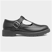 Lilley Ola Kids Black T-Bar Chunky School Shoe (Click For Details)