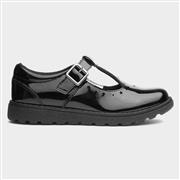 Buckle My Shoe Carina Girls Black Easy Fasten Shoe (Click For Details)