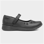 Buckle My Shoe Dragonfly Kids Black School Shoe (Click For Details)