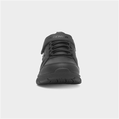 Microspec Plus Kids Black Trainer