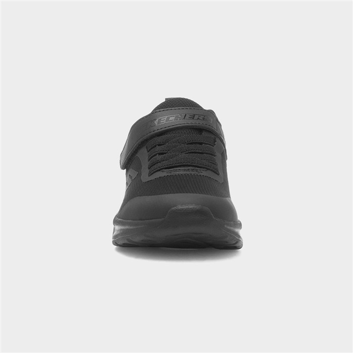 Dynamatic Kids Black Easy Fasten Trainer