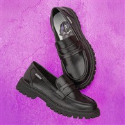 Wednesday Kids Black Chunky Loafer (Click For Details)