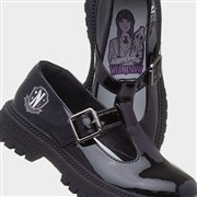 Wednesday Girls Black Patent T-Bar School Shoe (Click For Details)