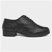 Term Bella Girls Black Leather Lace Up Brogue Shoe (Click For Details)