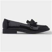 Little Diva Iona Girls Black Patent Bow Loafer (Click For Details)