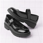 Little Diva Gianna Girls Black Patent School Shoe (Click For Details)